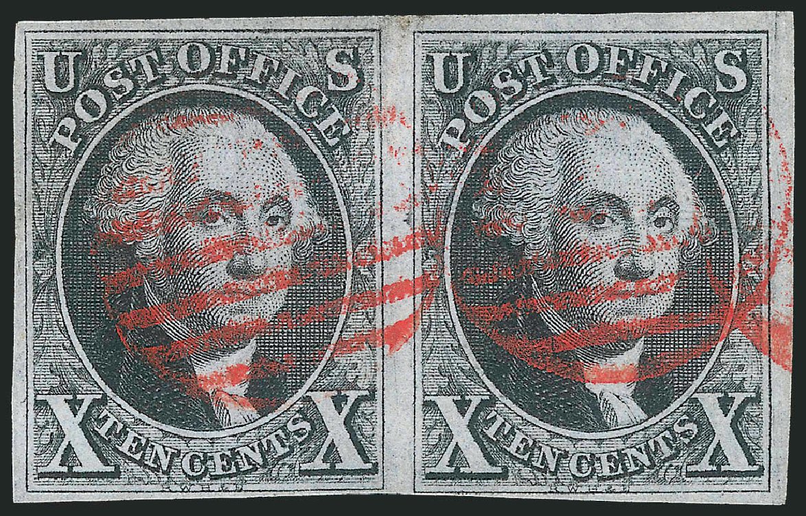 US Stamp Value Scott Cat. # 2 - 10c 1847 Franklin. Robert Siegel Auction Galleries, Nov 2014, Sale 1084, Lot 3009