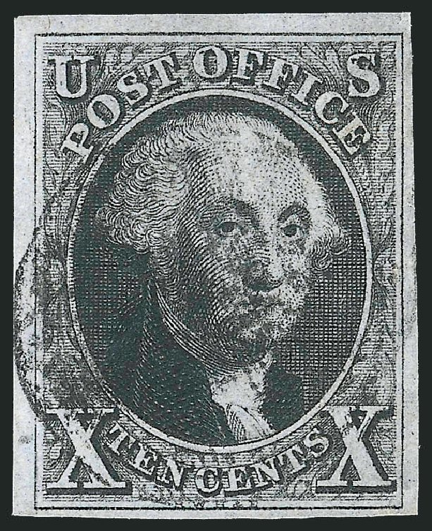 Values of US Stamp Scott Cat. 2: 10c 1847 Franklin. Robert Siegel Auction Galleries, Dec 2014, Sale 1090, Lot 1119