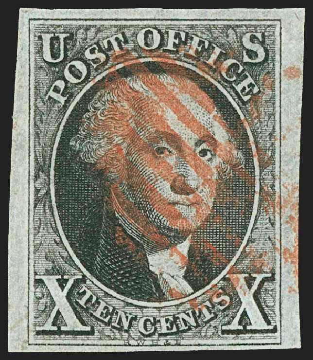 US Stamps Prices Scott #2 - 10c 1847 Franklin. Robert Siegel Auction Galleries, Jul 2015, Sale 1107, Lot 39