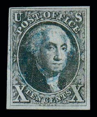 Costs of US Stamp Scott # 2: 10c 1847 Franklin. Matthew Bennett International, Jun 2007, Sale 319, Lot 1030