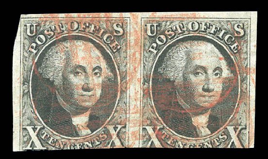 US Stamps Value Scott Cat. #2 - 1847 10c Franklin. Matthew Bennett International, Sep 2010, Sale 333, Lot 3260