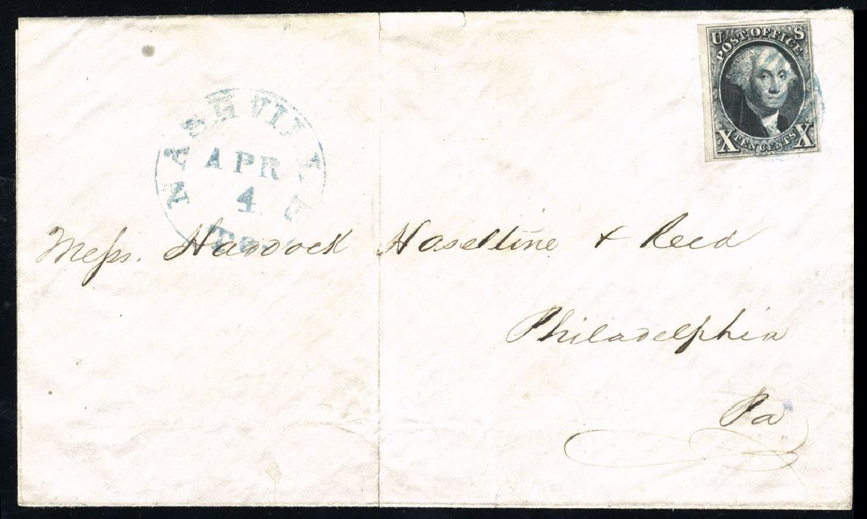 US Stamp Values Scott Cat. #2: 10c 1847 Franklin. Cherrystone Auctions, Mar 2008, Sale 200803, Lot 30