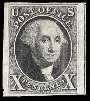 Costs of US Stamps Scott Catalog # 2 - 10c 1847 Franklin. Cherrystone Auctions, Jul 2008, Sale 200807, Lot 10