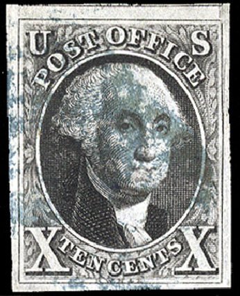 US Stamps Value Scott Catalogue #2 - 10c 1847 Franklin. Cherrystone Auctions, Jan 2009, Sale 200901, Lot 10