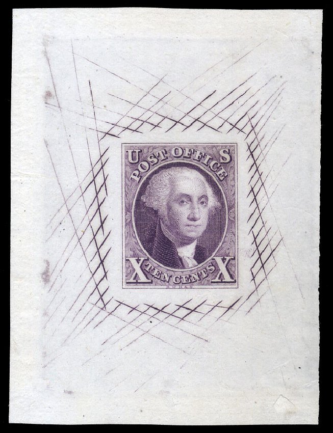 Values of US Stamps Scott Catalogue # 2 - 10c 1847 Franklin. Cherrystone Auctions, Jul 2009, Sale 200907, Lot 110