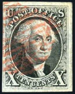 US Stamp Price Scott Cat. #2: 1847 10c Franklin. Harmer-Schau Auction Galleries, Jun 2008, Sale 78, Lot 1230