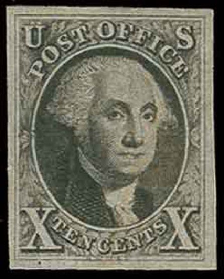Costs of US Stamp Scott Catalogue #2 - 1847 10c Franklin. H.R. Harmer, Nov 2013, Sale 3004, Lot 1030