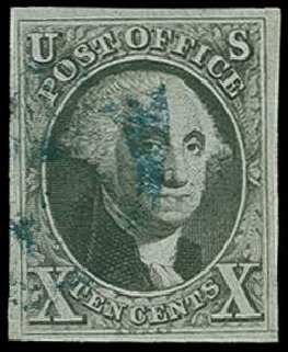 US Stamp Value Scott Catalog # 2 - 10c 1847 Franklin. H.R. Harmer, Jun 2015, Sale 3007, Lot 3090