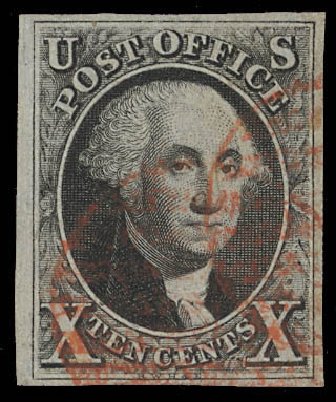 Costs of US Stamps Scott Catalog # 2 - 10c 1847 Franklin. Daniel Kelleher Auctions, Feb 2013, Sale 634, Lot 600