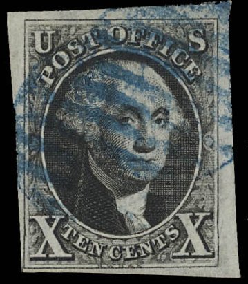 US Stamps Values Scott Catalog 2: 10c 1847 Franklin. Daniel Kelleher Auctions, Feb 2013, Sale 634, Lot 740