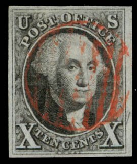 US Stamp Price Scott Catalogue #2 - 10c 1847 Franklin. Daniel Kelleher Auctions, Oct 2014, Sale 660, Lot 2020