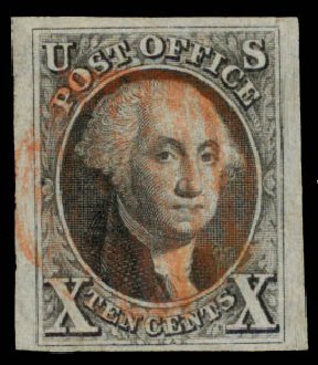 Cost of US Stamp Scott Catalogue # 2 - 10c 1847 Franklin. Daniel Kelleher Auctions, Aug 2015, Sale 672, Lot 2090