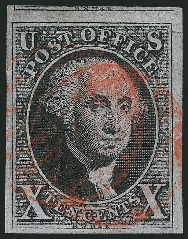 Price of US Stamps Scott Catalog #2: 1847 10c Franklin. Robert Siegel Auction Galleries, Dec 2011, Sale 1017, Lot 60