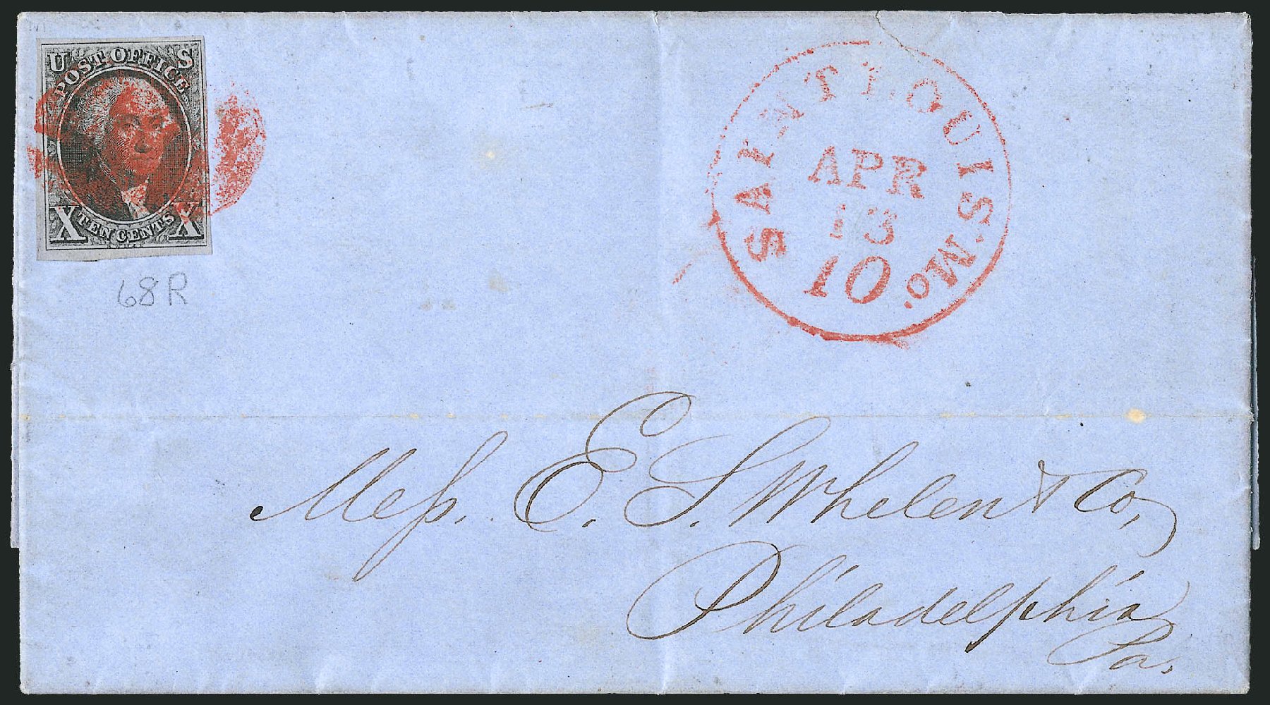 Value of US Stamps Scott Catalog #2 - 10c 1847 Franklin. Robert Siegel Auction Galleries, Apr 2012, Sale 1023, Lot 2100
