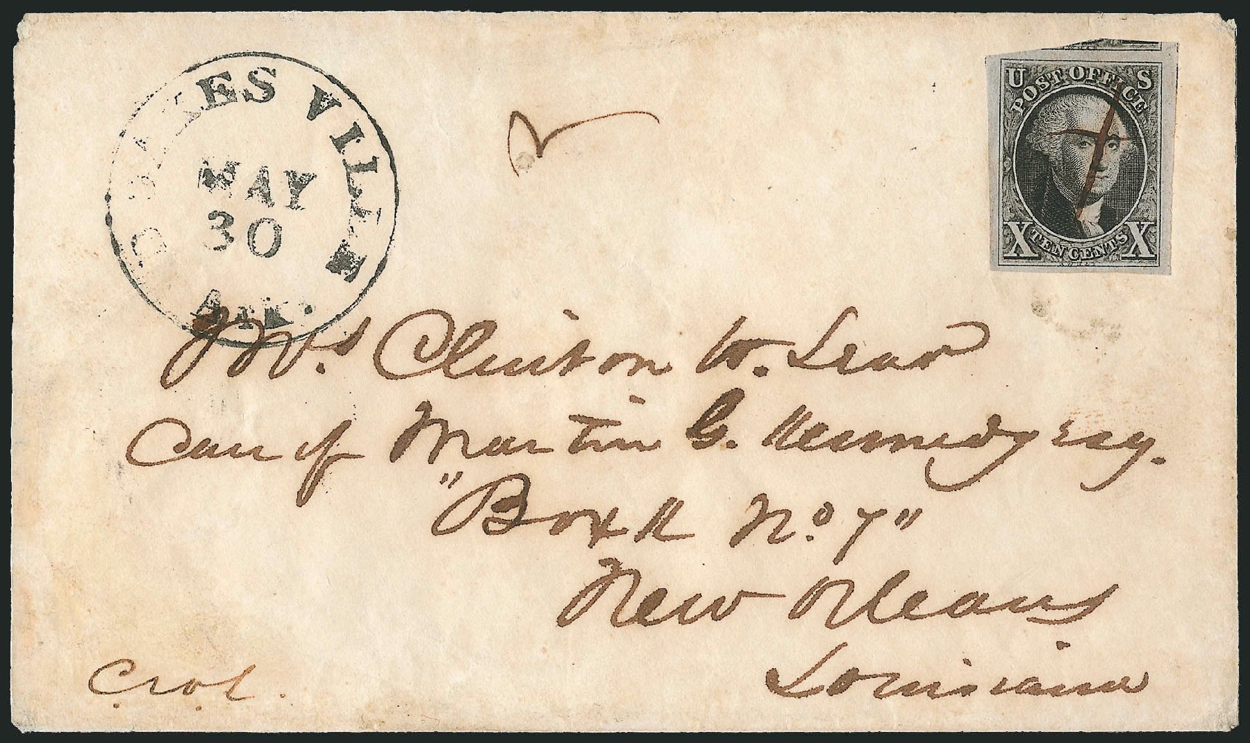 Prices of US Stamp Scott Catalog 2: 10c 1847 Franklin. Robert Siegel Auction Galleries, Apr 2012, Sale 1023, Lot 2260