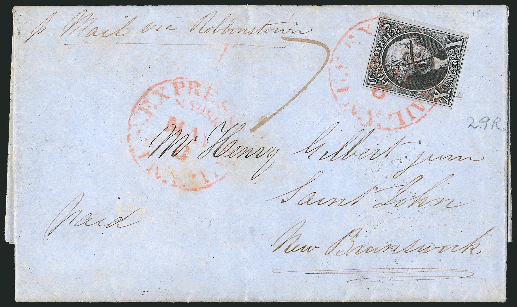 US Stamp Prices Scott Catalog 2 - 10c 1847 Franklin. Robert Siegel Auction Galleries, Apr 2012, Sale 1023, Lot 2480