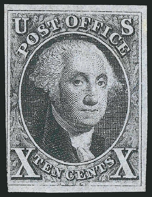 Values of US Stamp Scott Catalog # 2 - 10c 1847 Franklin. Robert Siegel Auction Galleries, Jun 2012, Sale 1026, Lot 1120