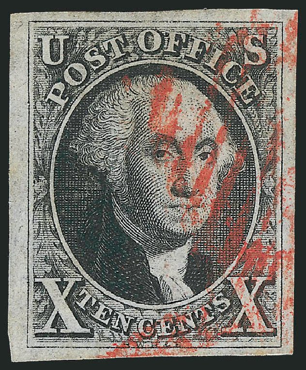 Value of US Stamp Scott 2 - 10c 1847 Franklin. Robert Siegel Auction Galleries, Mar 2013, Sale 1040, Lot 1170