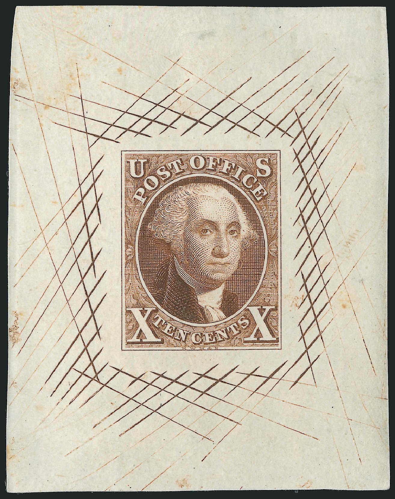 Cost of US Stamps Scott Cat. 2: 1847 10c Franklin. Robert Siegel Auction Galleries, May 2013, Sale 1044, Lot 10