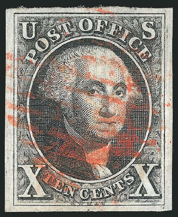 Cost of US Stamps Scott 2 - 10c 1847 Franklin. Robert Siegel Auction Galleries, Jul 2013, Sale 1050, Lot 60