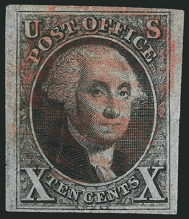 Prices of US Stamps Scott Cat. 2 - 1847 10c Franklin. Robert Siegel Auction Galleries, Mar 2014, Sale 1067, Lot 870