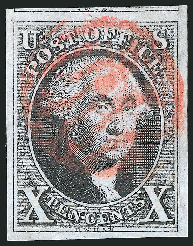 US Stamp Prices Scott Catalog # 2: 1847 10c Franklin. Robert Siegel Auction Galleries, Apr 2014, Sale 1068, Lot 10