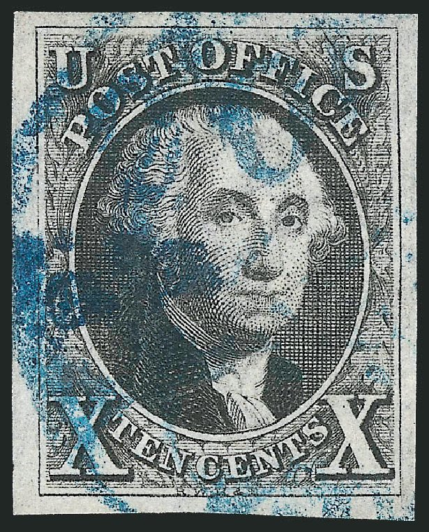 US Stamp Price Scott Cat. #2 - 1847 10c Franklin. Robert Siegel Auction Galleries, Sep 2014, Sale 1078, Lot 50