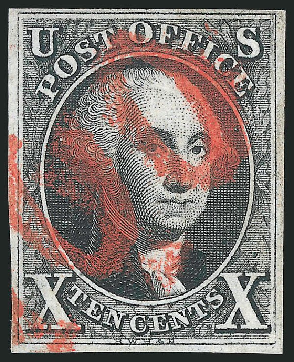 Price of US Stamp Scott Catalogue 2: 10c 1847 Franklin. Robert Siegel Auction Galleries, Sep 2014, Sale 1078, Lot 60