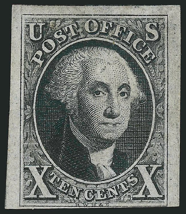 Prices of US Stamps Scott Catalog 2: 10c 1847 Franklin. Robert Siegel Auction Galleries, Dec 2014, Sale 1090, Lot 1110