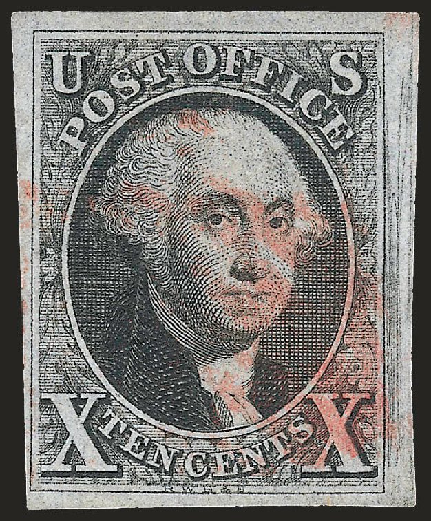 US Stamps Value Scott Cat. # 2 - 10c 1847 Franklin. Robert Siegel Auction Galleries, Apr 2010, Sale 984, Lot 40