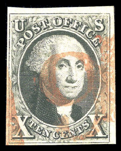 Values of US Stamp Scott Catalogue # 2: 10c 1847 Franklin. Matthew Bennett International, Sep 2010, Sale 331, Lot 311