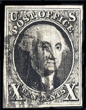 Costs of US Stamp Scott Cat. #2: 1847 10c Franklin. Cherrystone Auctions, May 2008, Sale 200805, Lot 21