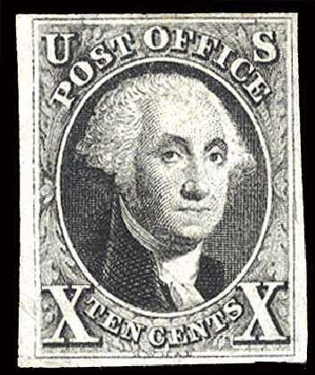 Costs of US Stamps Scott Catalog #2: 1847 10c Franklin. Cherrystone Auctions, Mar 2009, Sale 200903, Lot 11