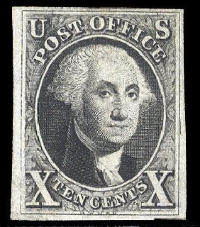 Price of US Stamps Scott #2: 1847 10c Franklin. Cherrystone Auctions, Jul 2009, Sale 200907, Lot 111
