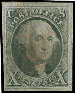 US Stamps Value Scott #2: 1847 10c Franklin. H.R. Harmer, Jun 2015, Sale 3007, Lot 3091