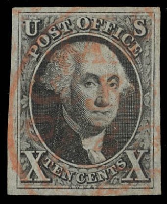 Value of US Stamps Scott Catalog 2 - 10c 1847 Franklin. Daniel Kelleher Auctions, Feb 2013, Sale 634, Lot 631