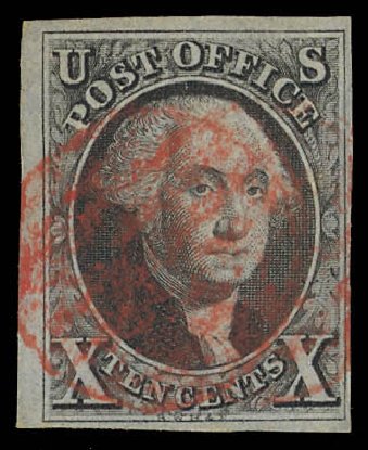 US Stamps Price Scott Catalog #2 - 10c 1847 Franklin. Daniel Kelleher Auctions, Feb 2013, Sale 634, Lot 661