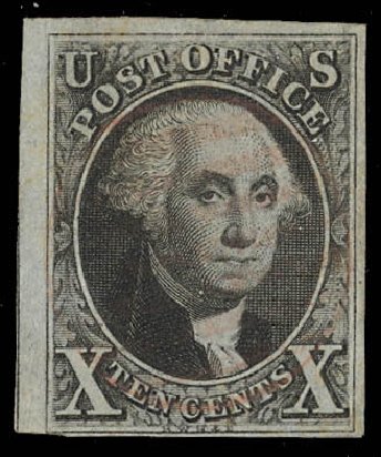 Cost of US Stamps Scott Catalog #2 - 1847 10c Franklin. Daniel Kelleher Auctions, Feb 2013, Sale 634, Lot 681