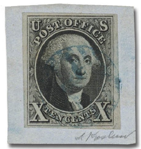 Value of US Stamp Scott Catalogue #2 - 1847 10c Franklin. Daniel Kelleher Auctions, Feb 2013, Sale 634, Lot 741
