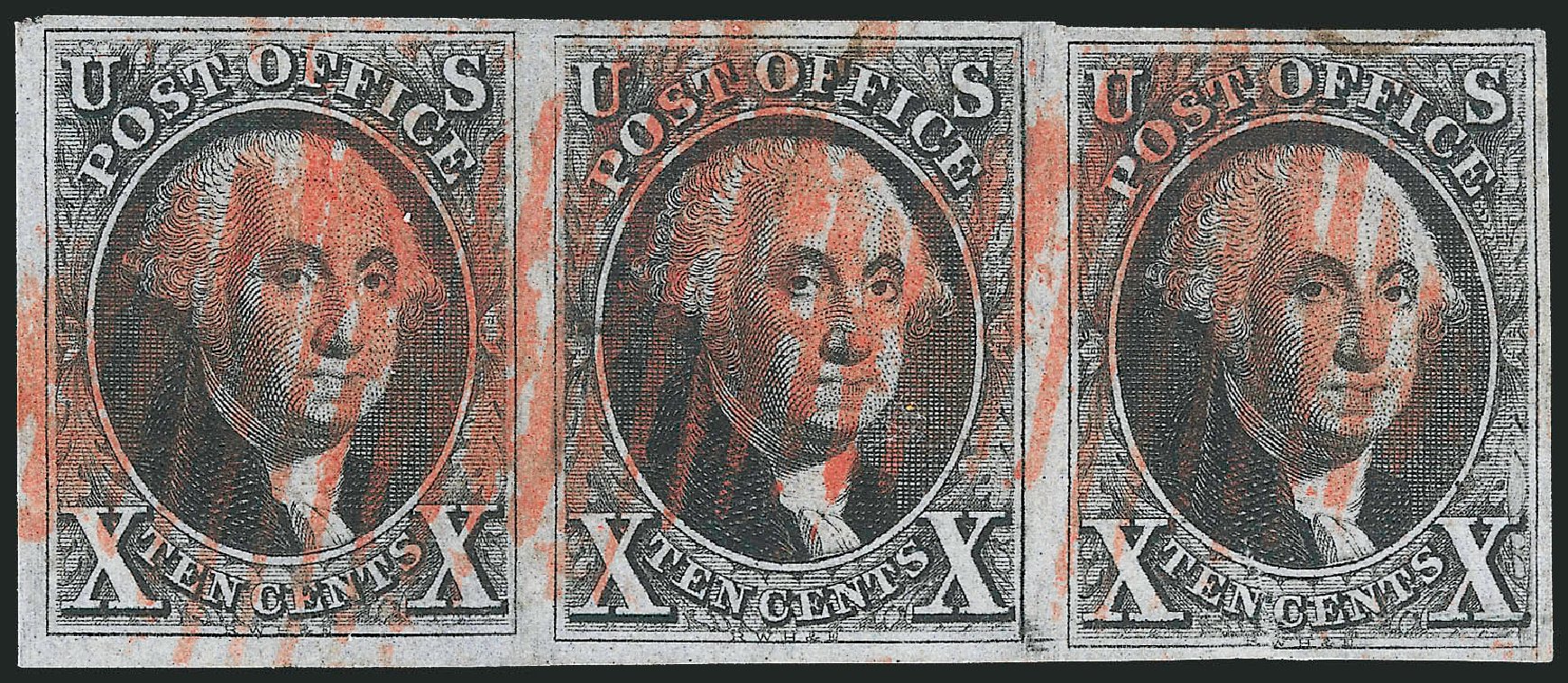 Value of US Stamp Scott #2 - 10c 1847 Franklin. Robert Siegel Auction Galleries, Apr 2012, Sale 1023, Lot 2041