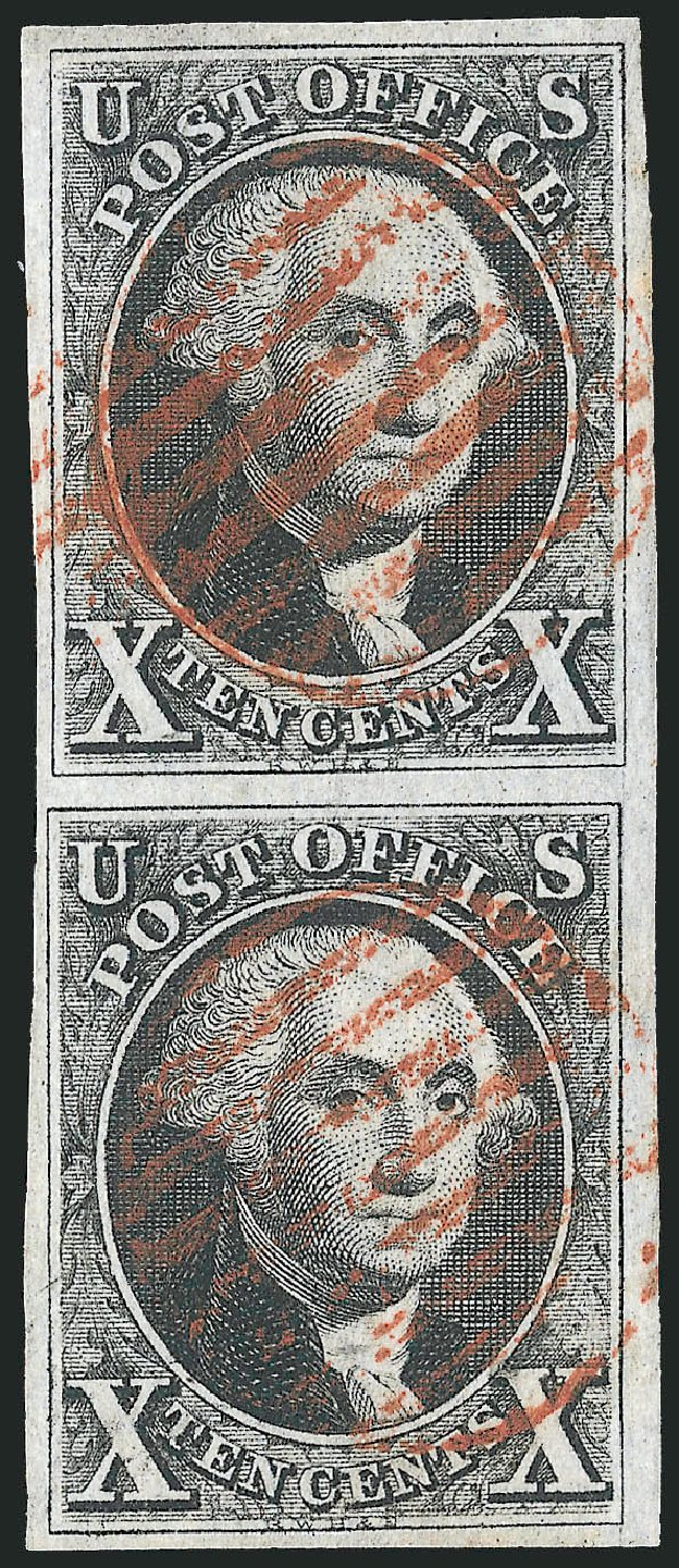 Prices of US Stamp Scott Catalogue 2 - 10c 1847 Franklin. Robert Siegel Auction Galleries, Apr 2012, Sale 1023, Lot 2051