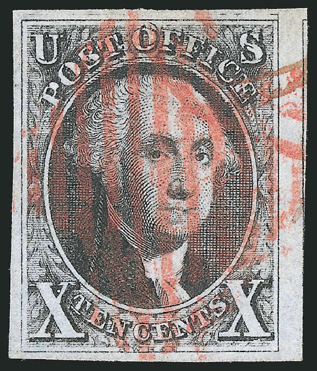 Price of US Stamp Scott Catalog #2: 1847 10c Franklin. Robert Siegel Auction Galleries, Apr 2012, Sale 1023, Lot 2091