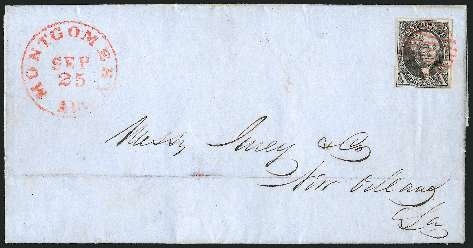 Prices of US Stamps Scott Catalog # 2 - 10c 1847 Franklin. Robert Siegel Auction Galleries, Apr 2012, Sale 1023, Lot 2301