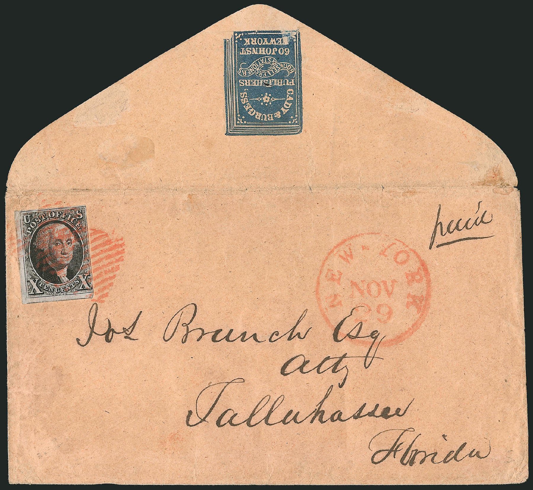 Cost of US Stamps Scott #2: 10c 1847 Franklin. Robert Siegel Auction Galleries, Apr 2012, Sale 1023, Lot 2431