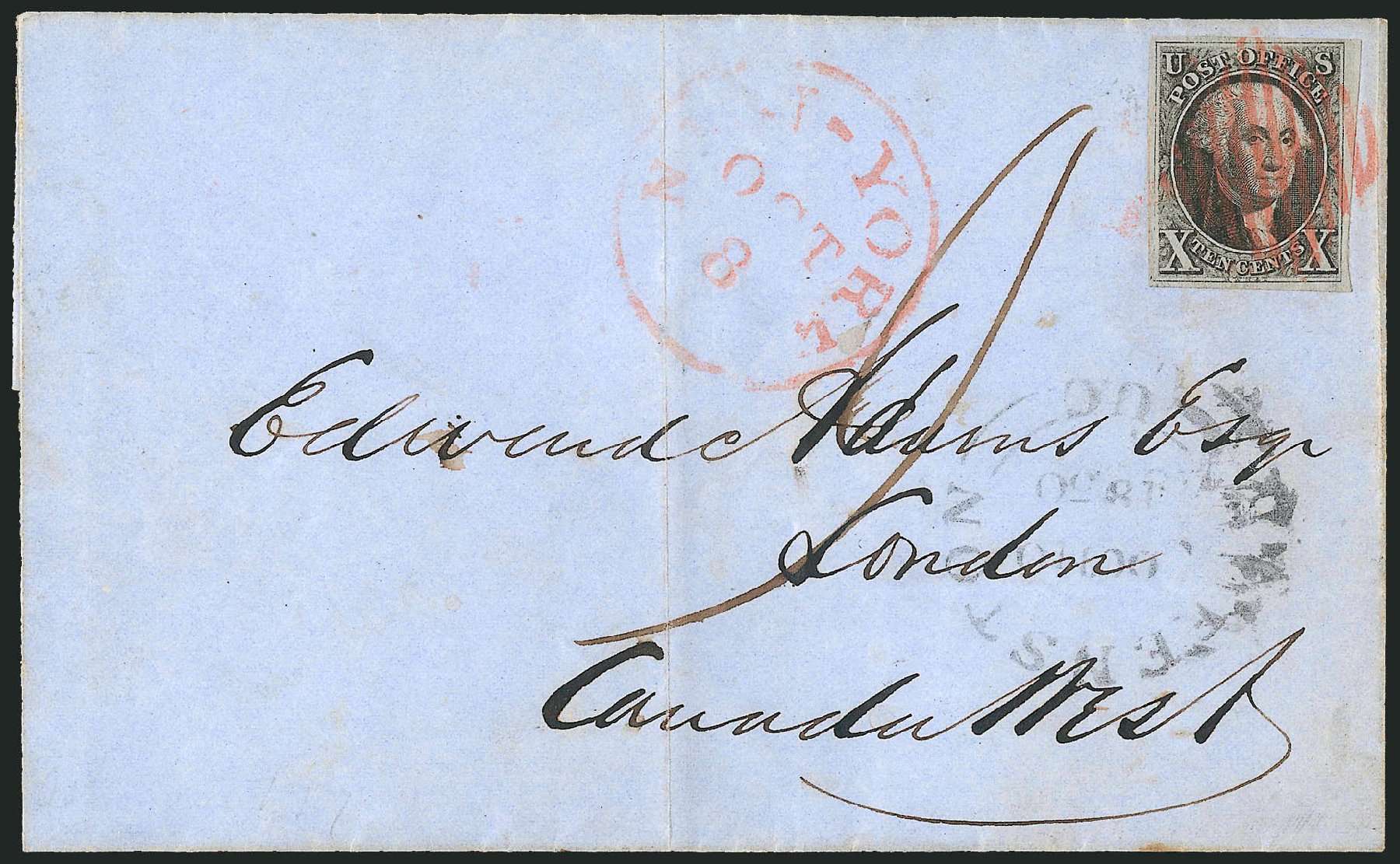 US Stamps Prices Scott Catalog # 2 - 10c 1847 Franklin. Robert Siegel Auction Galleries, Apr 2012, Sale 1023, Lot 2461