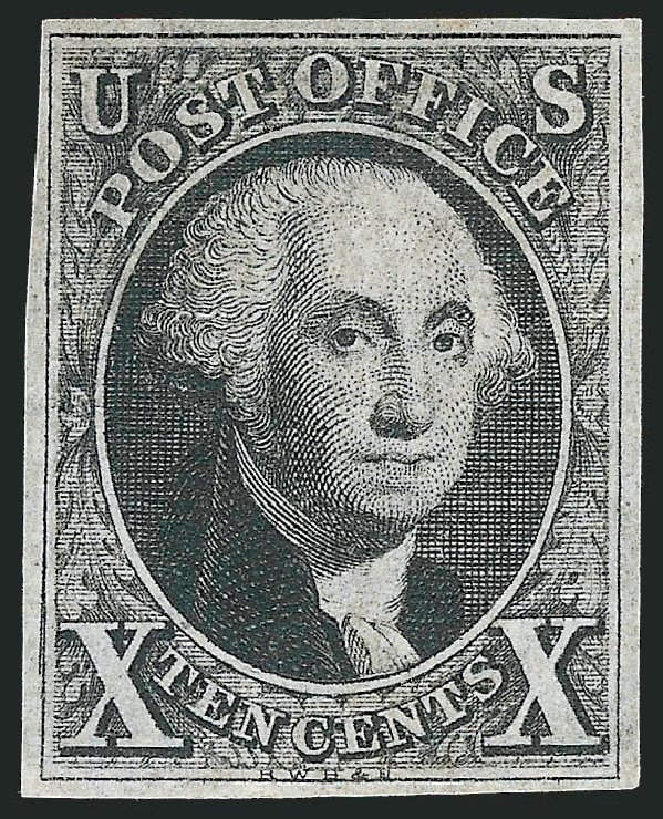 US Stamp Value Scott Catalog #2 - 10c 1847 Franklin. Robert Siegel Auction Galleries, Jun 2012, Sale 1026, Lot 1121