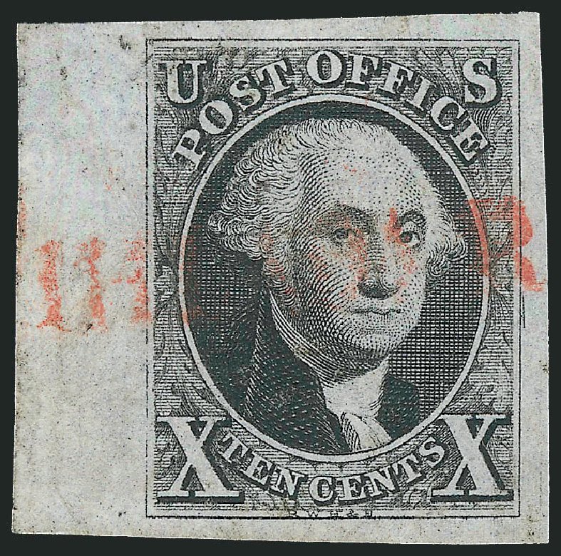 Costs of US Stamp Scott Cat. # 2: 10c 1847 Franklin. Robert Siegel Auction Galleries, Dec 2013, Sale 1062, Lot 51