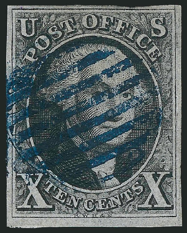 US Stamp Price Scott #2 - 1847 10c Franklin. Robert Siegel Auction Galleries, Mar 2014, Sale 1067, Lot 871
