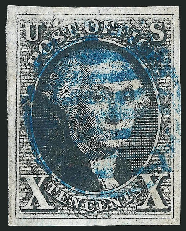 Value of US Stamps Scott Cat. 2: 1847 10c Franklin. Robert Siegel Auction Galleries, Sep 2014, Sale 1078, Lot 51