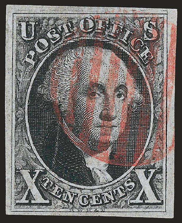 Prices of US Stamps Scott Catalogue # 2: 10c 1847 Franklin. Robert Siegel Auction Galleries, Jun 2009, Sale 973, Lot 21
